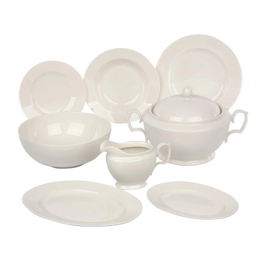 Martineau 41 Piece Dinnerware Set, Service for 12