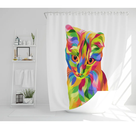 Ellanie Polyester Shower Curtain