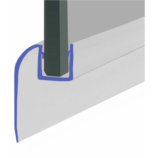 Shower Seal for Screens, Doors or Panels | Fits 8, 9 or 10mm Glass | Seals 10-15mm Gaps | SEAL111 (140cm) - Clear