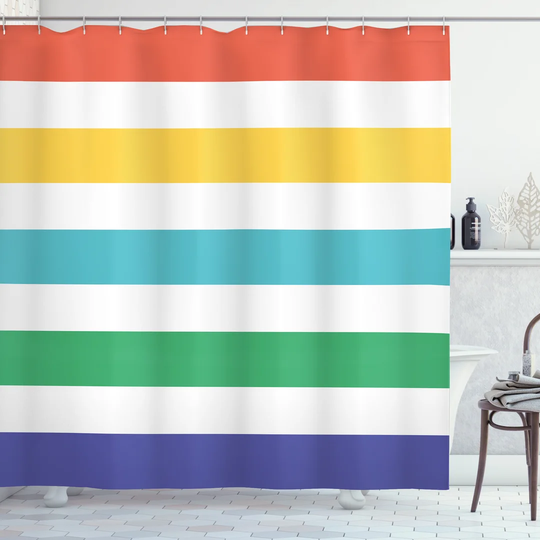 Barbaranne Polyester Shower Curtain Set