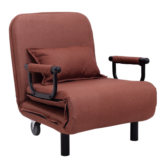 Chair Bed and Footstool
