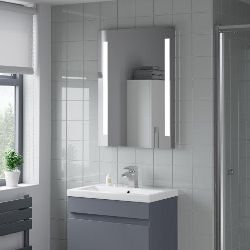 Artis Aqua LED Bathroom Mirror 800 x 600mm - Mains Power
