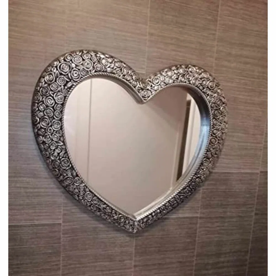 Belspring Novelty Framed Wall Mounted Bathroom Mirror in Brown