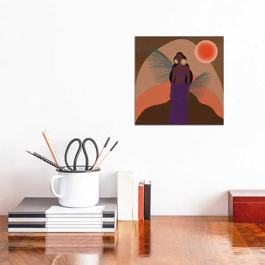 Desert Sunset by Sagmoon Paper Co. - Wrapped Canvas Graphic Art