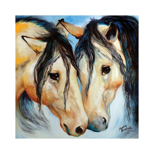 Buckskin Friends by Marcia Baldwin - Wrapped Canvas Graphic Art