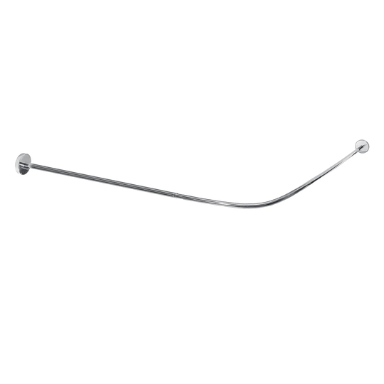 160cm Adjustable Curved Tension Shower Curtain Rail