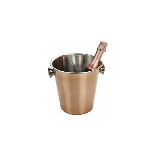 Viss - rose gold cooking champagne ice bucket bowls colander cocktail shaker drainer