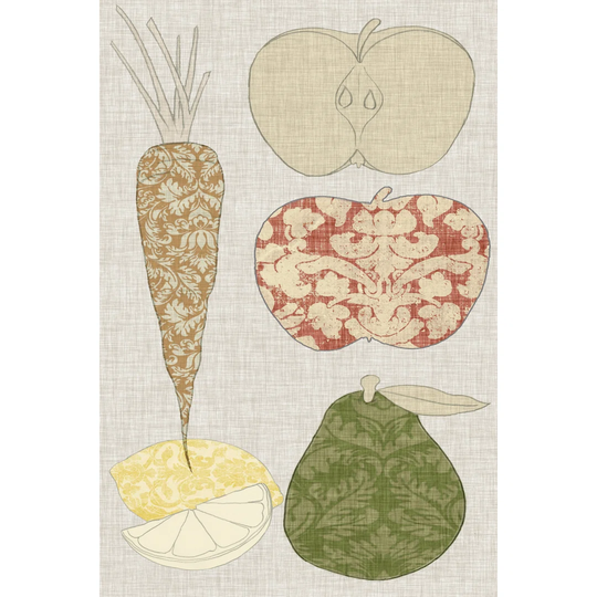 Shape Fruits & Veggies VII by Vision Studio - Wrapped Canvas Art Prints