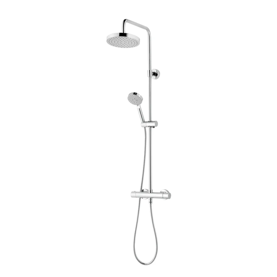 Duschsystem Modern Mixer Shower with Adjustable Shower Head