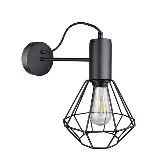 Lars Black 1-light Wall Sconce
