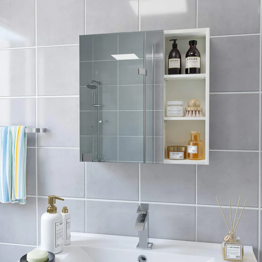 Doriana 60cm x 60cm Surface Mount Mirror Cabinet