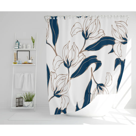 Bladwell Polyester Shower Curtain Set