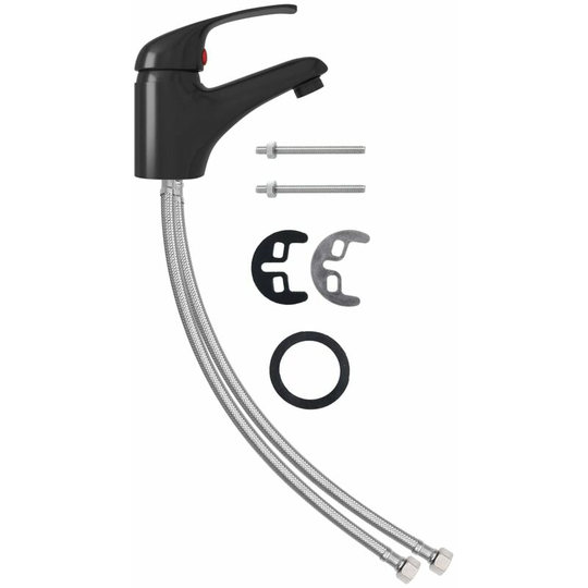 Basin Mixer Tap Black 13x10 cm vidaXL - Black