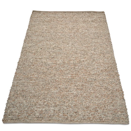 Liverpool Melange Tufted Wool and Cotton Beige Rug