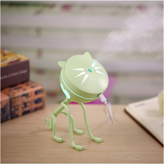 Perleraregb - Plant Humidifier Mini usb Humidifier Cat Home Desktop Air Humidifier Small Creative Car Moisturizing Humidifier (Color: Green)