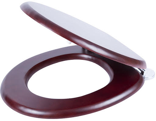 Croydex Davos Mahogany Toilet Seat WL602252H