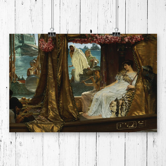 'Anthony and Cleopatra' by Lawrence Alma-Tadema Graphic Art