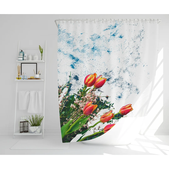 Hooli Polyester Shower Curtain