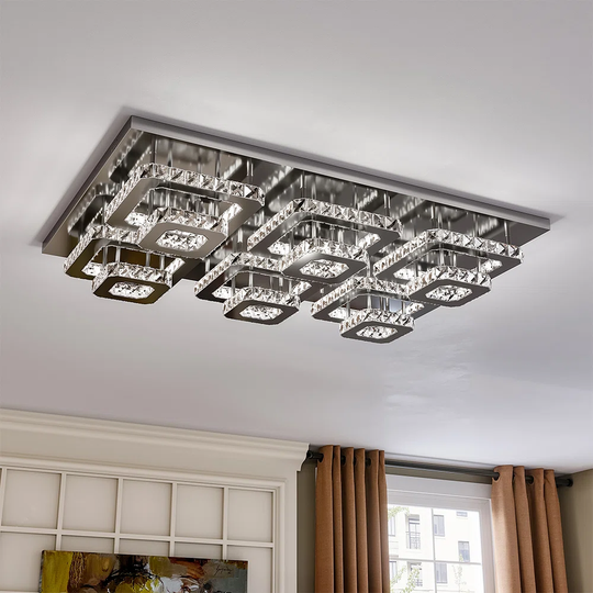 Sochi 6-Light 90cm LED Flush Mount