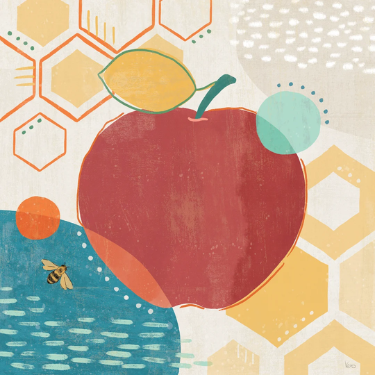 Fruit Frenzy V by Veronique Charron - Wrapped Canvas Painting