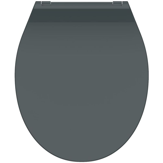 Duroplast Toilet Seat with Soft-Close SLIM ANTHRAZIT Anthracite SCHÜTTE - Anthracite