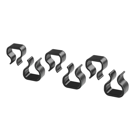 Alfieri 6 Piece Outdoor Fastener Clip Set