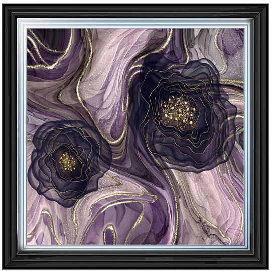 Floral Purple Sea