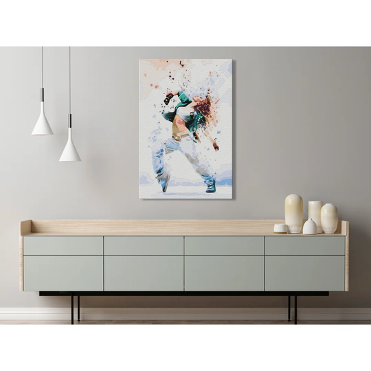 On The Dancefloor - Unframed Painting on Canvas