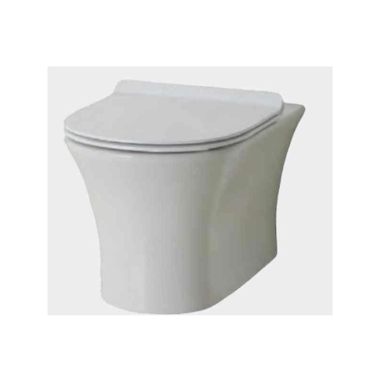 Eastbrook - Northall Rimless Wall Hung Toilet Pan - White - 26.0104 - White