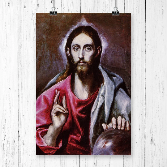 'Christ' by El Greco Graphic art