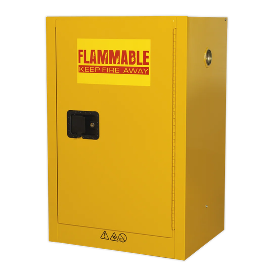 35.04" H x 23.03" W x 17.91" D Shaelyn Safety Cabinet