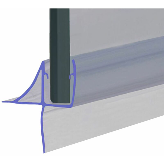 Shower Seal for Screens, Doors or Panels | Fits 3 or 4mm Glass | Seals 15-20mm Gaps | SEAL148 (140cm) - Clear