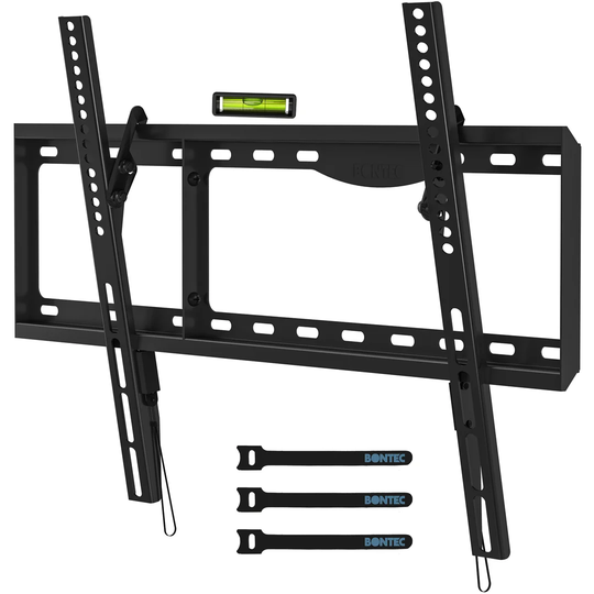 Tv Wall Mount For Most 37-86 Inch Led Lcd Oled Plasma Flat Curved Tvs, Tilt Tv Wall Bracket Holds Tv Up To 75kg, Max Vesa 600 X400mm