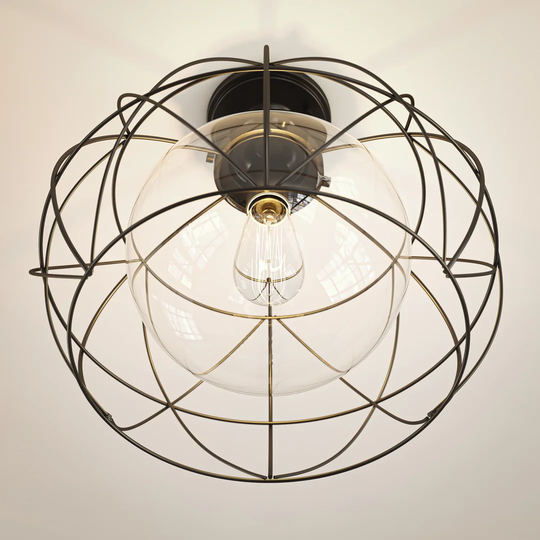 Bain 1-Light 24.8cm Semi Flush Mount