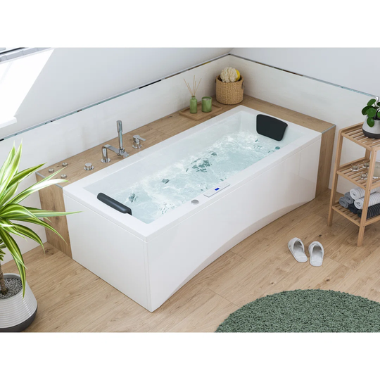 Unity Premium 180cm x 80cm Shower Bath Whirlpool Bathtub