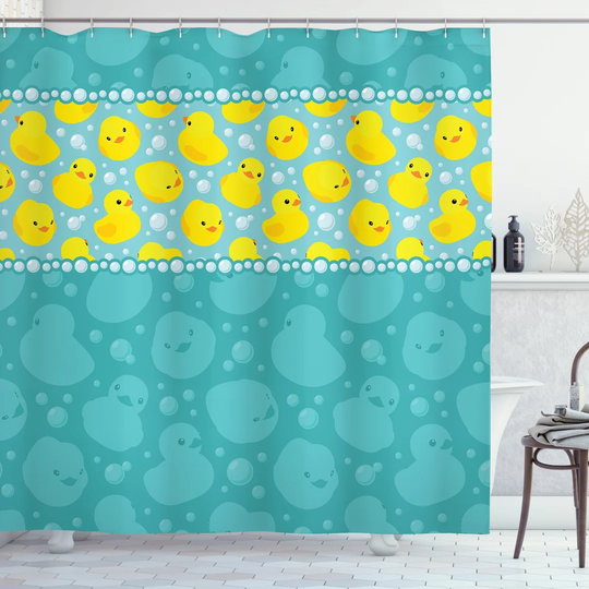 Bjana 13 Piece Polyester Shower Curtain Set
