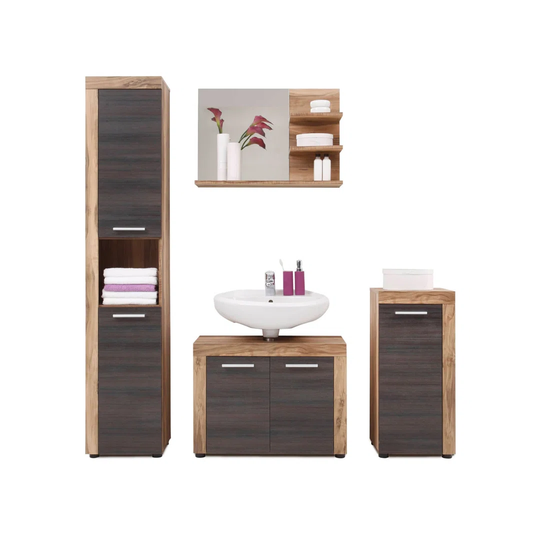 Hudaa 5 Piece 72 mm Bathroom Furniture Set with Mirror