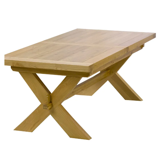 Vantassel Extendable Solid Oak Dining Table