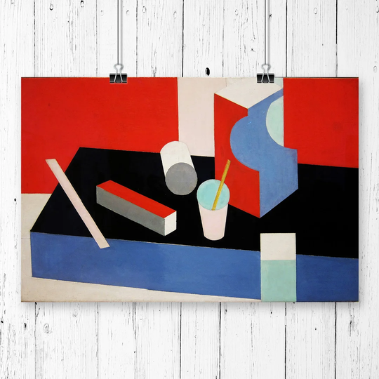 'Bruce Composition II' by Patrick Henry Graphic Art
