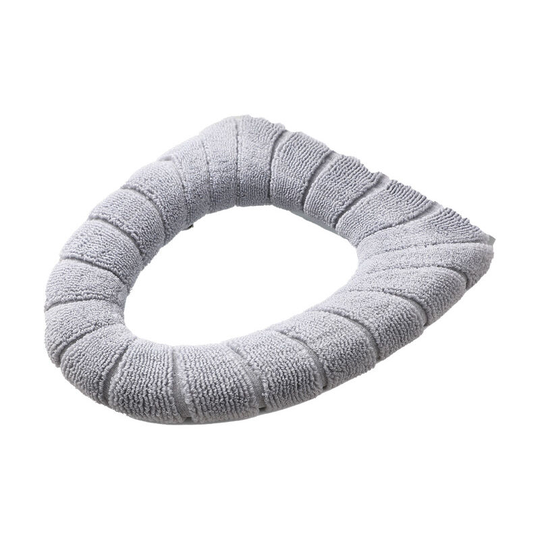 Toilet seat cover - ultra warm luxury padding for a versatile fit