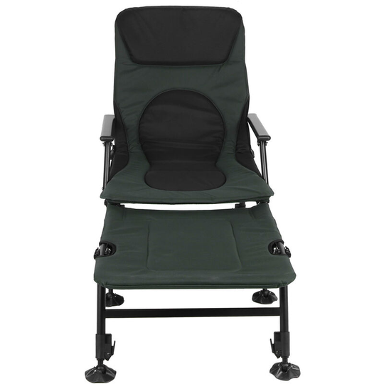 Szyb - Folding Fishing Chair Adjustable Recliner Armchair with Foot Rest Attachment for Outdoor Camping
