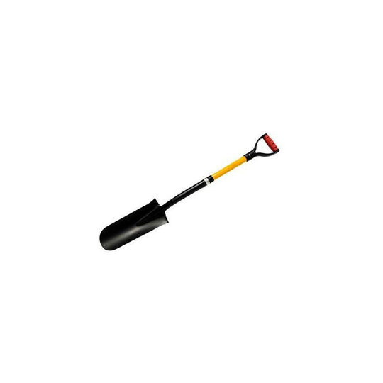 Drainage Drain Spade Fibreglass d Handle Post Hole Trench 1080mm Shovel 1150