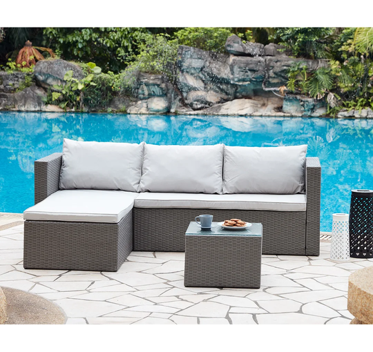 Dawnee 3 Seater Rattan Sofa Set