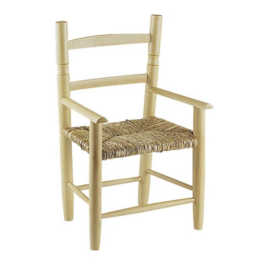 Natural Bleached Beechwood Child's Armchair