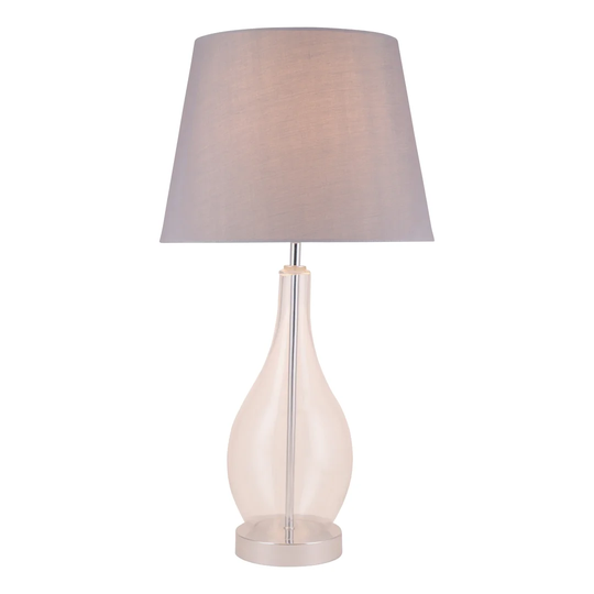 Crowl 58cm Polished Chrome Table Lamp