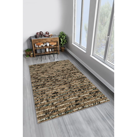Rosena Machine Braided Grey/Brown Rug