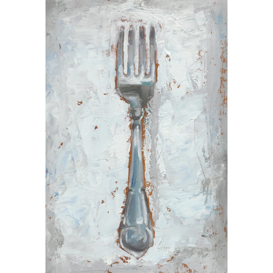 Impressionist Flatware II by Ethan Harper - Wrapped Canvas Art Prints