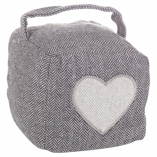 Heart Fabric Door Stop