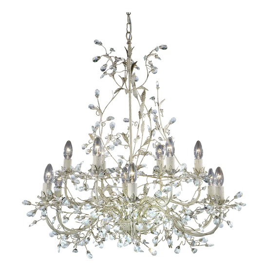 12-Light Candle Style Chandelier