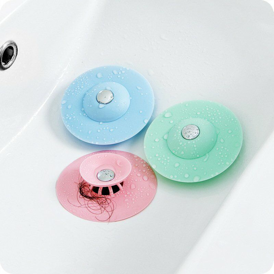 Perlerare - Flex Drain Stop. Bathtub and shower drain, with hair catcher function, 3 Color